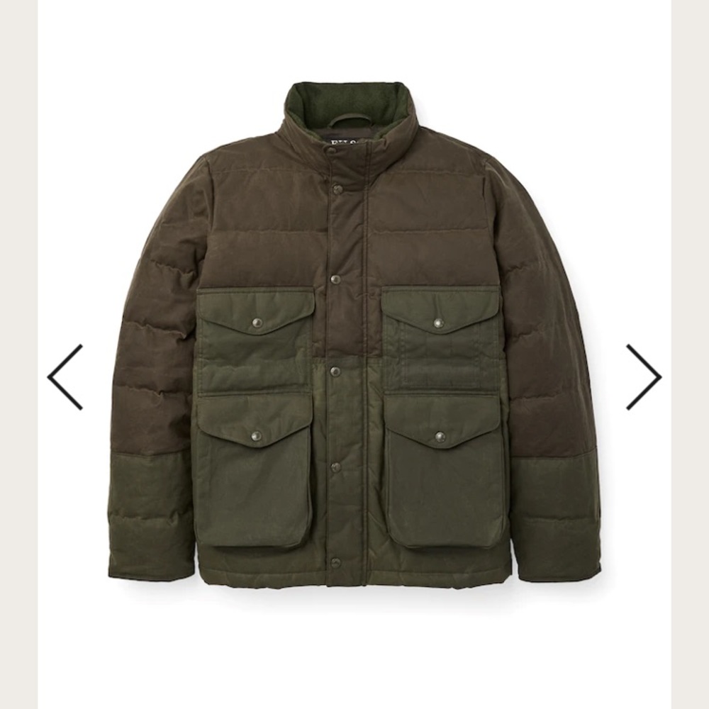 Filson Down Parka Jacket NWOT